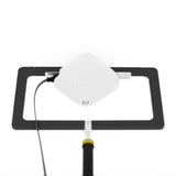 Using an Extreme Networks AP305cx mounted on Vantage Point Products' 3m 10ft Wi-Fi APoS tripod kit for office site surveys