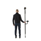 Retracted 40ft 12m four storey survey and inspection monopod manufactured and supplied by UK company, Vantage Point Products