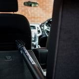 Vantage Point Products carbon fibre roof and solar survey pole, with wireless camera, fits easily into a standard car.