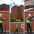 How to use high reach camera pole survey equipment to inspect a roof