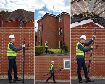 10m 35ft Reach 4 x Optical Zoom Rugged HD Camera Pole RVI System for Roof Surveys, Solar and Asset Inspection