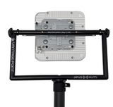 APoS AIM AP mounting bracket used to mount Wi-Fi Access Points such as Cisco 9166D1 9176D1 at multiple angles on an APoS tripod for Wi-Fi site surveys UK made by Vantage Point Products