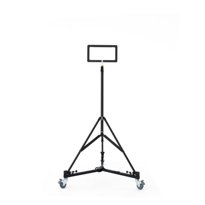 WiFiStand bracket on Vantage Point Products' 3m 10ft carbon fibre Wi-Fi APoS tripod kit with wheels for office site surveys