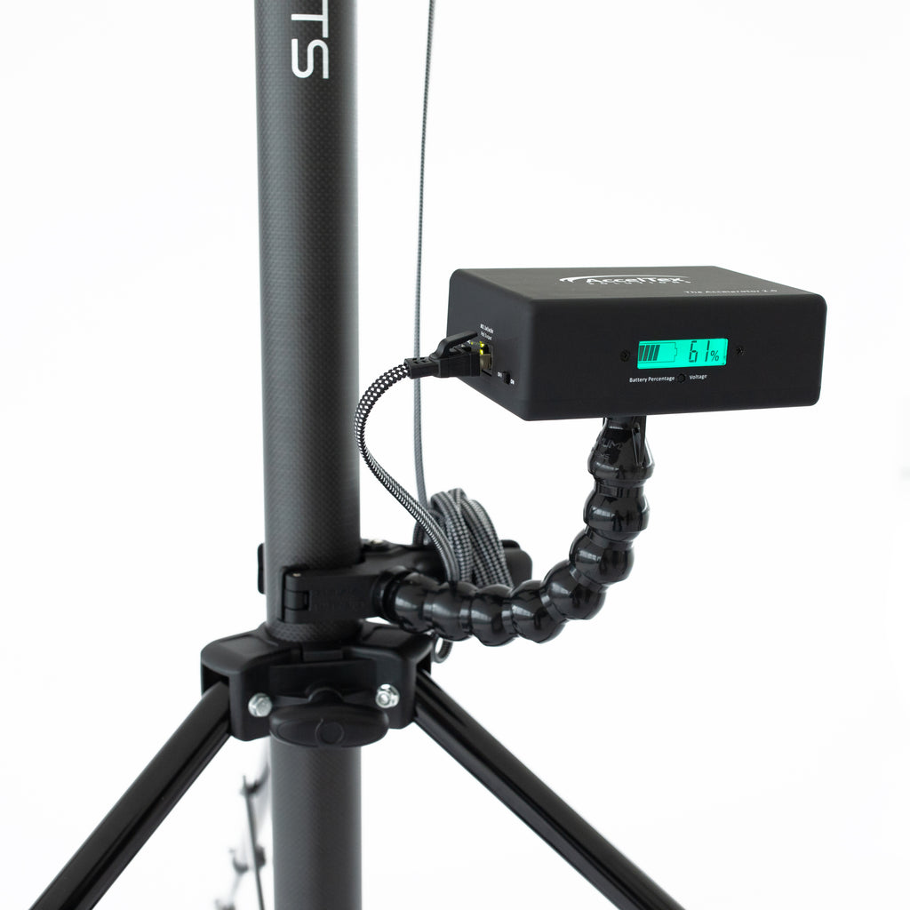 AccelTex V2 site survey PoE battery ATSSSBP02 and mount for APoS