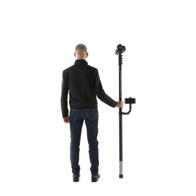 20ft 6m two storey monopod camera mast for sports performance analysis and photography by UK supplier Vantage Point Products 