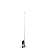 Vantage Point Products 9m 10m 30ft three storey carbon fibre camera mast pole for aerial elevated images and video being shown fully extended