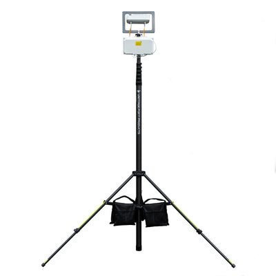 Telescopic tripod with weight bags for Wi-Fi wireless warehouse site survey mast made by Vantage Point Products